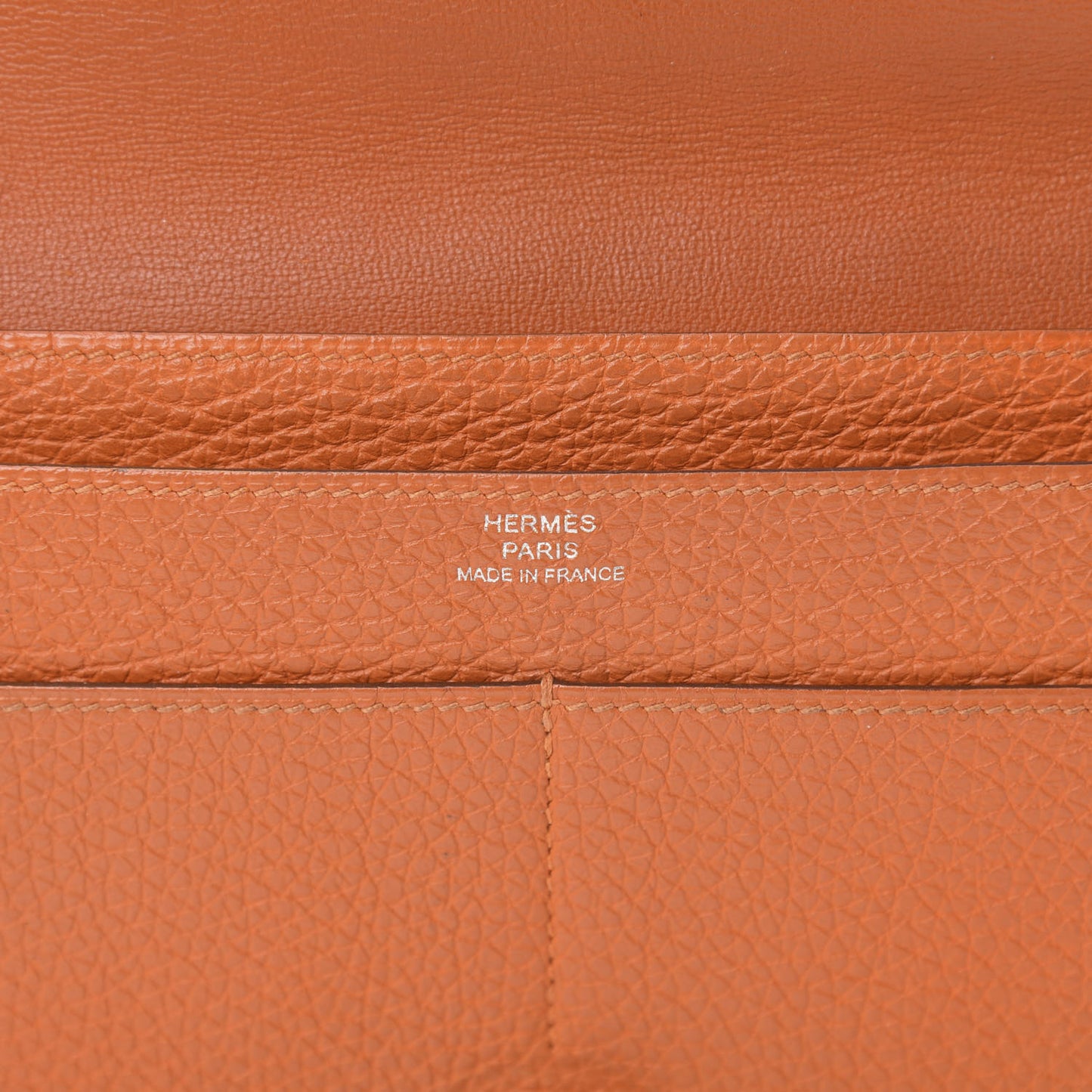 Togo Dogon Duo Wallet Orange