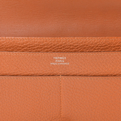 Hermes Togo Dogon Duo Wallet Orange 7 of 15