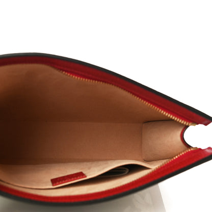 Gucci GG Supreme Monogram Flora Web Ophidia Pouch Red 5 of 10