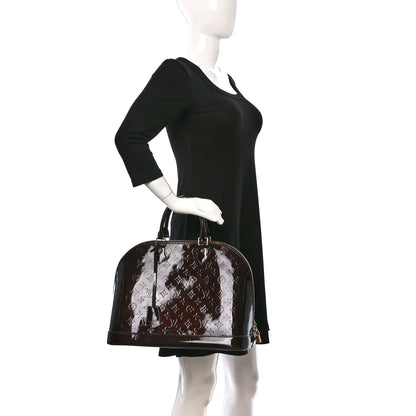 Louis Vuitton Vernis Alma MM Amarante 2 of 10