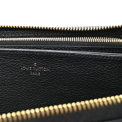 Louis Vuitton Empreinte Zippy Wallet Black 6 of 9