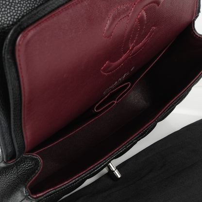 Chanel Caviar Quilted Medium Double Flap Black 5 of 8