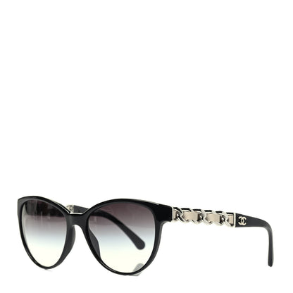 Chanel CC Chain Sunglasses 5215Q Black 1 of 6
