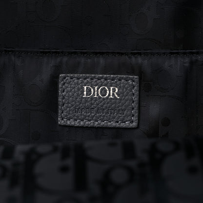 Christian Dior Calfskin Atelier Signature Print Backpack Grey 5 of 9