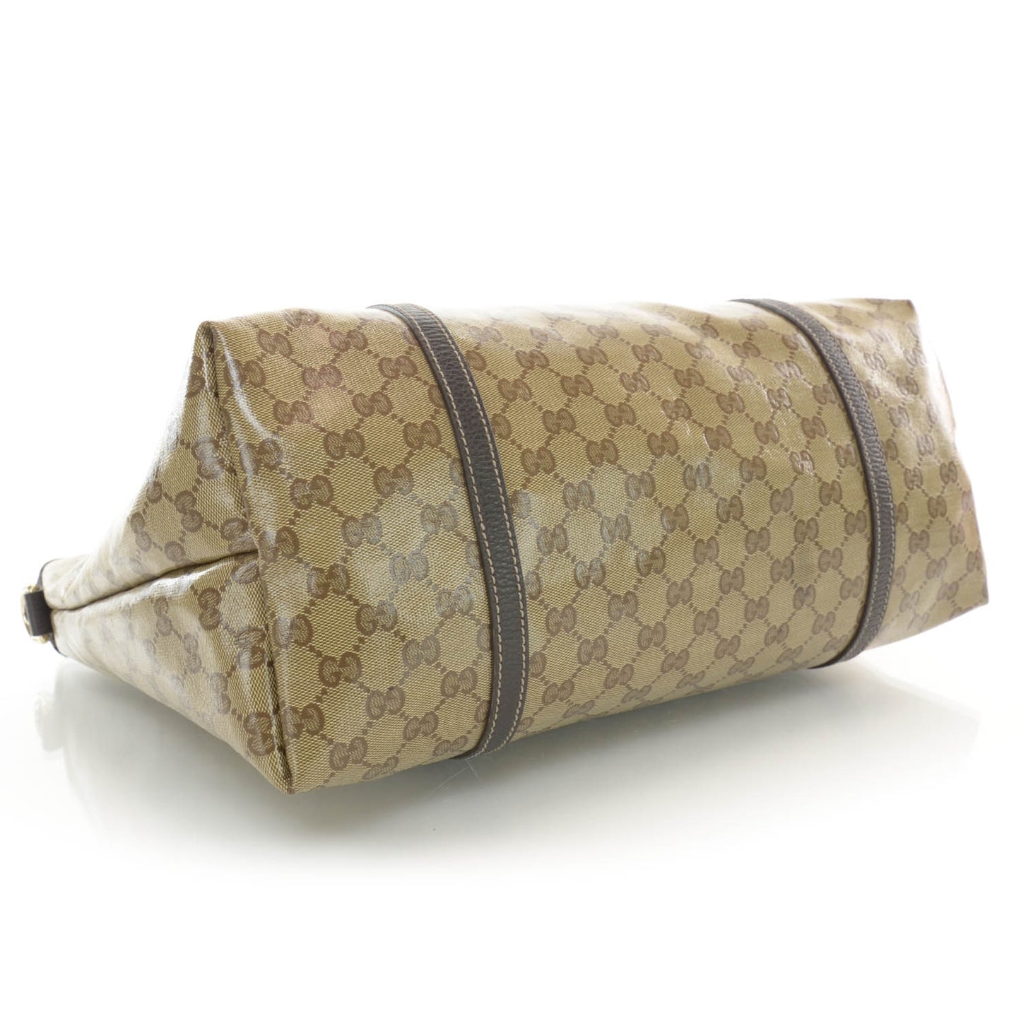 Crystal Monogram Large Joy Tote Beige Ebony Testa di Moro