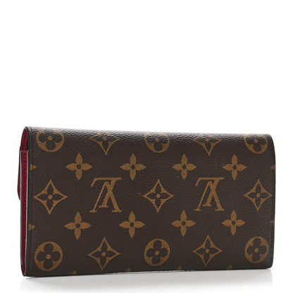 Louis Vuitton Monogram Emilie Wallet Fuchsia 3 of 6