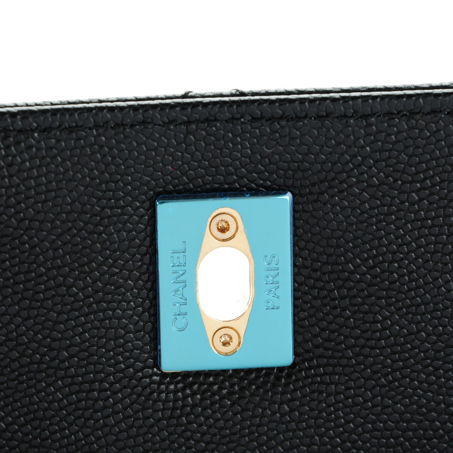 Caviar Quilted Small Business Affinity Flap Black