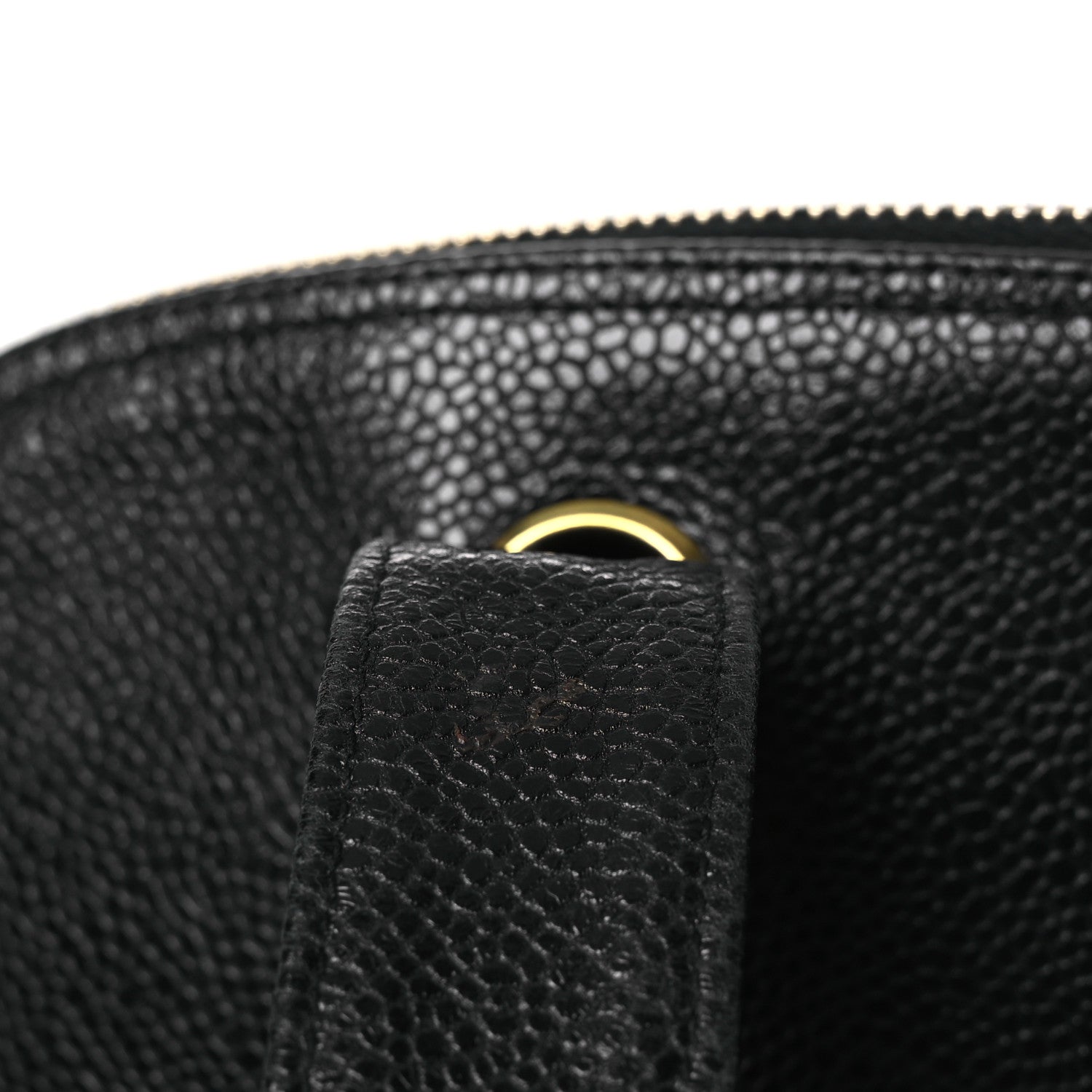 Chanel Caviar Large CC Shoulder Bag Black 13 of 17