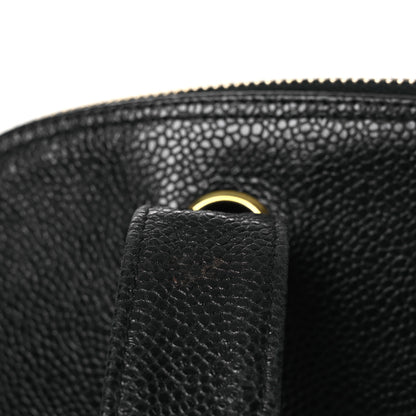 Chanel Caviar Large CC Shoulder Bag Black 13 of 17