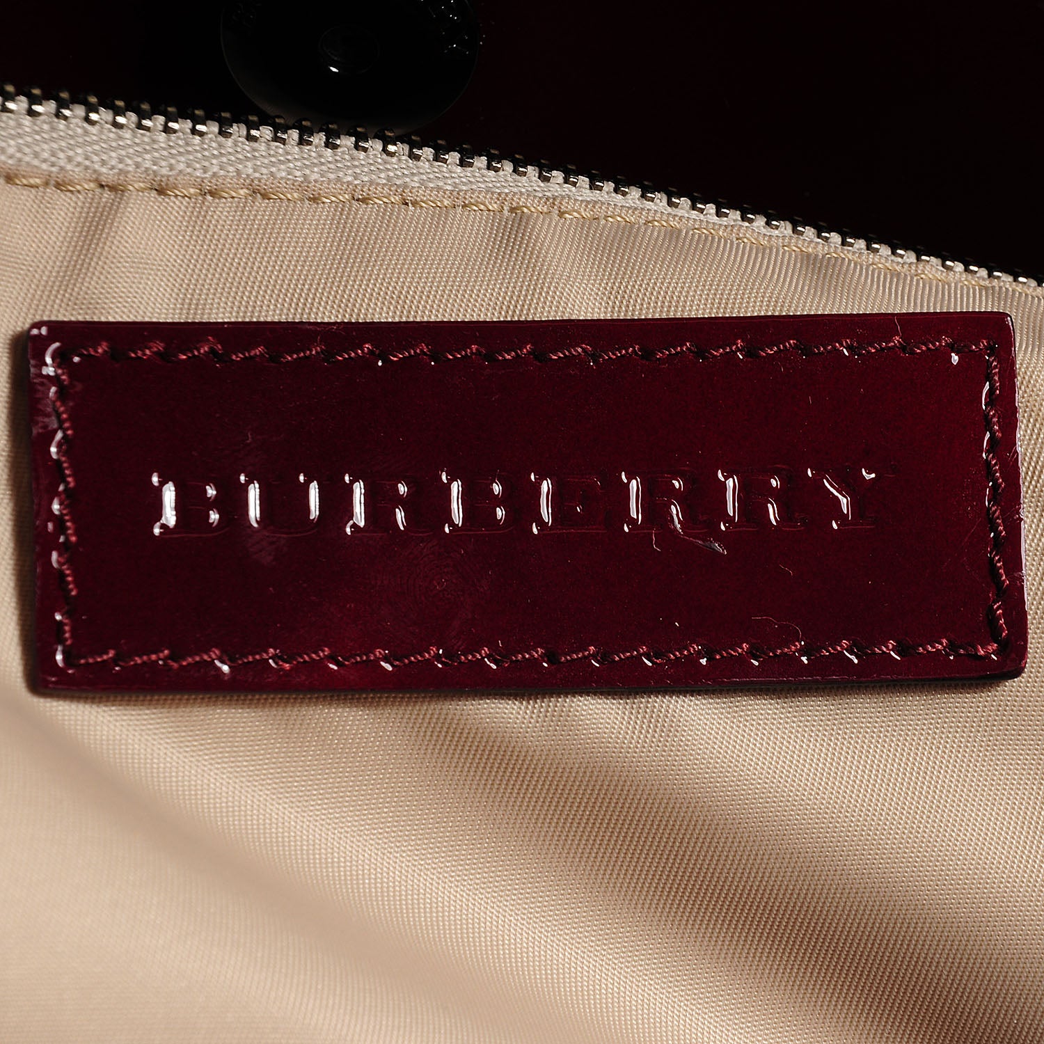 Burberry Nova Check Heart Gracie Diaper Tote Berry Red 8 of 11