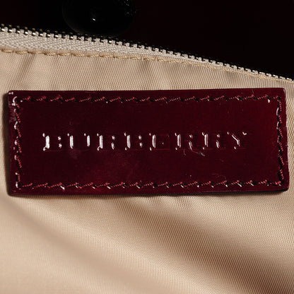Burberry Nova Check Heart Gracie Diaper Tote Berry Red 8 of 11