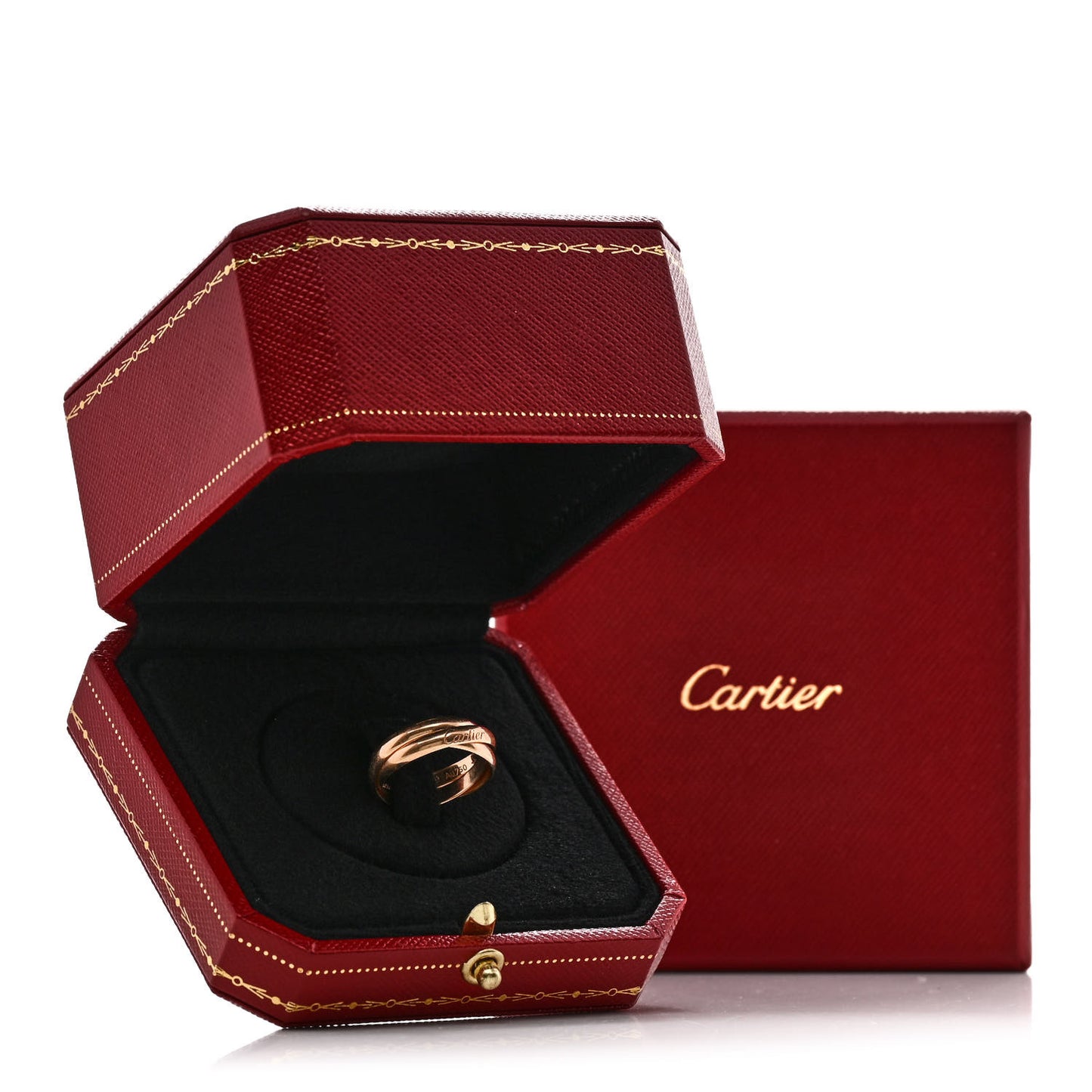 18K Pink Gold Small Trinity Ring 49 5