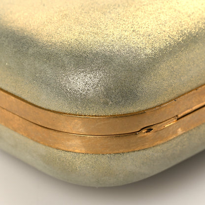 Alexander McQueen Metallic Lambskin Skull Knuckle Box Clutch Gold 9 of 10