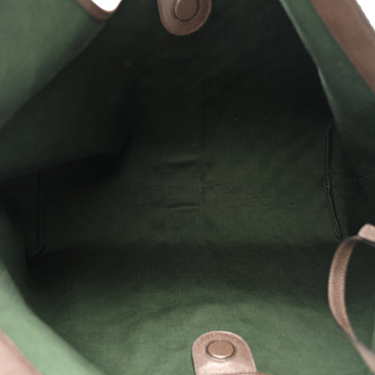 Gucci GG Monogram Web Large Giglio Tote Beige Brown 6 of 12