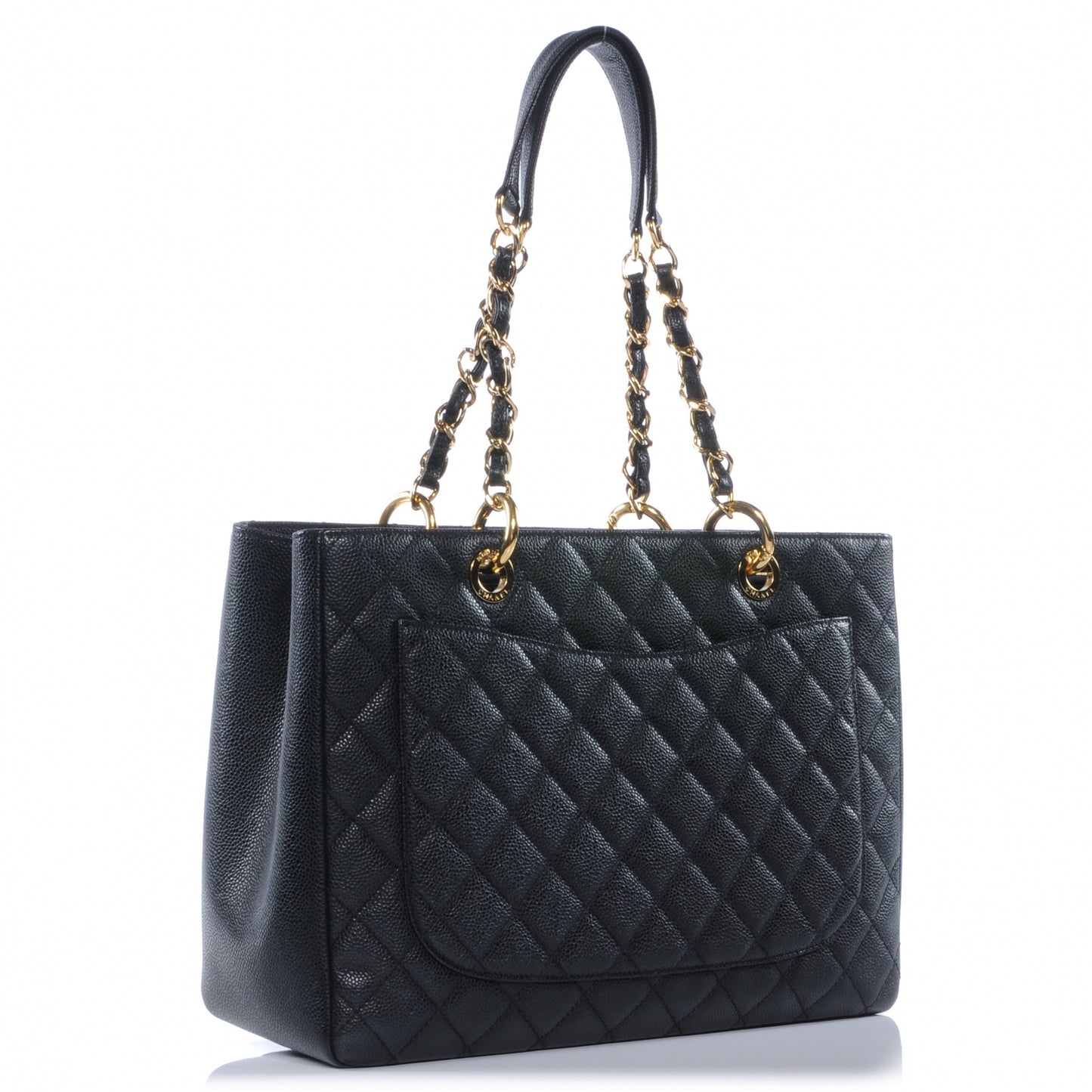 Caviar Grand Shopping Tote GST Black