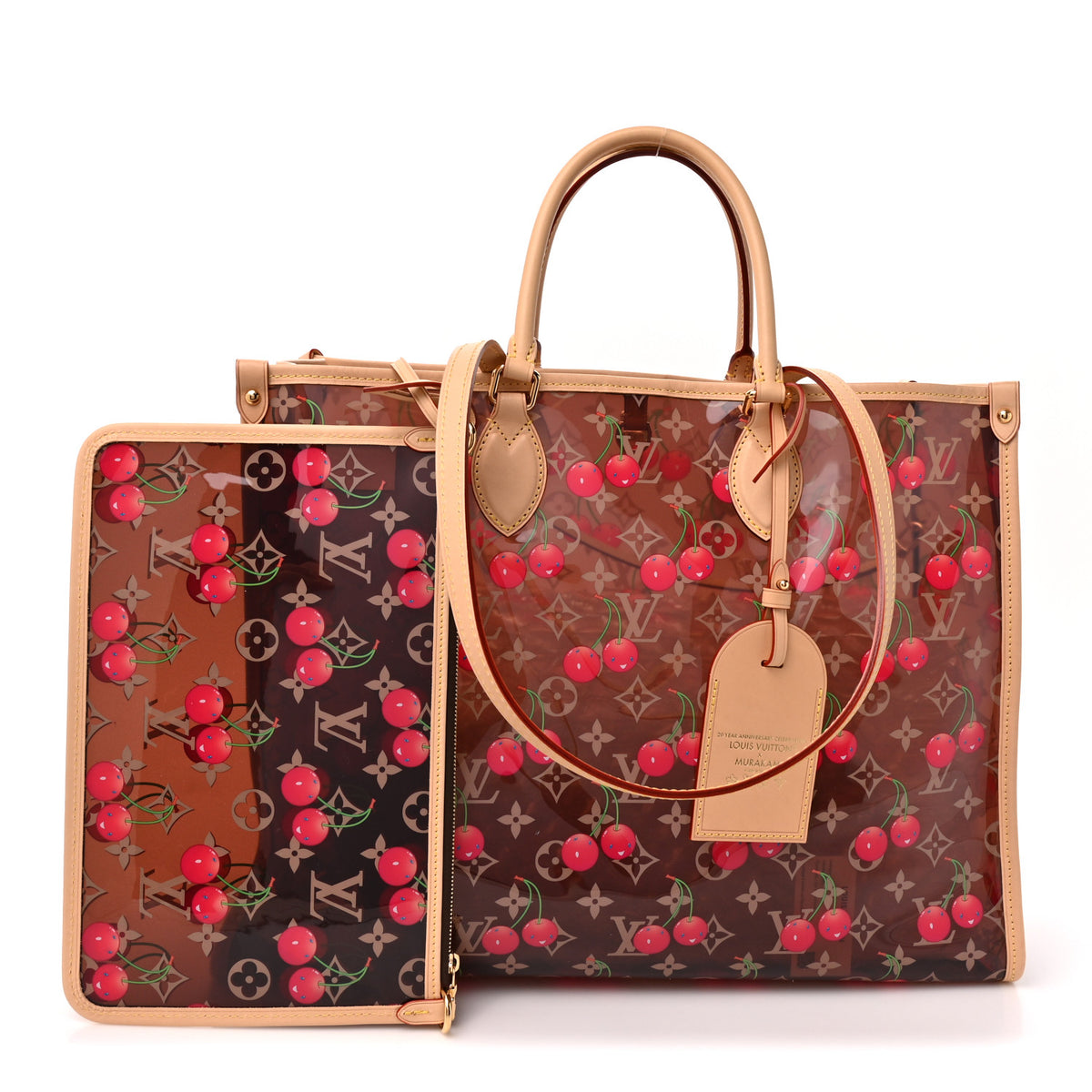 LV X TM Crystal Monogram Cerises Onthego GM