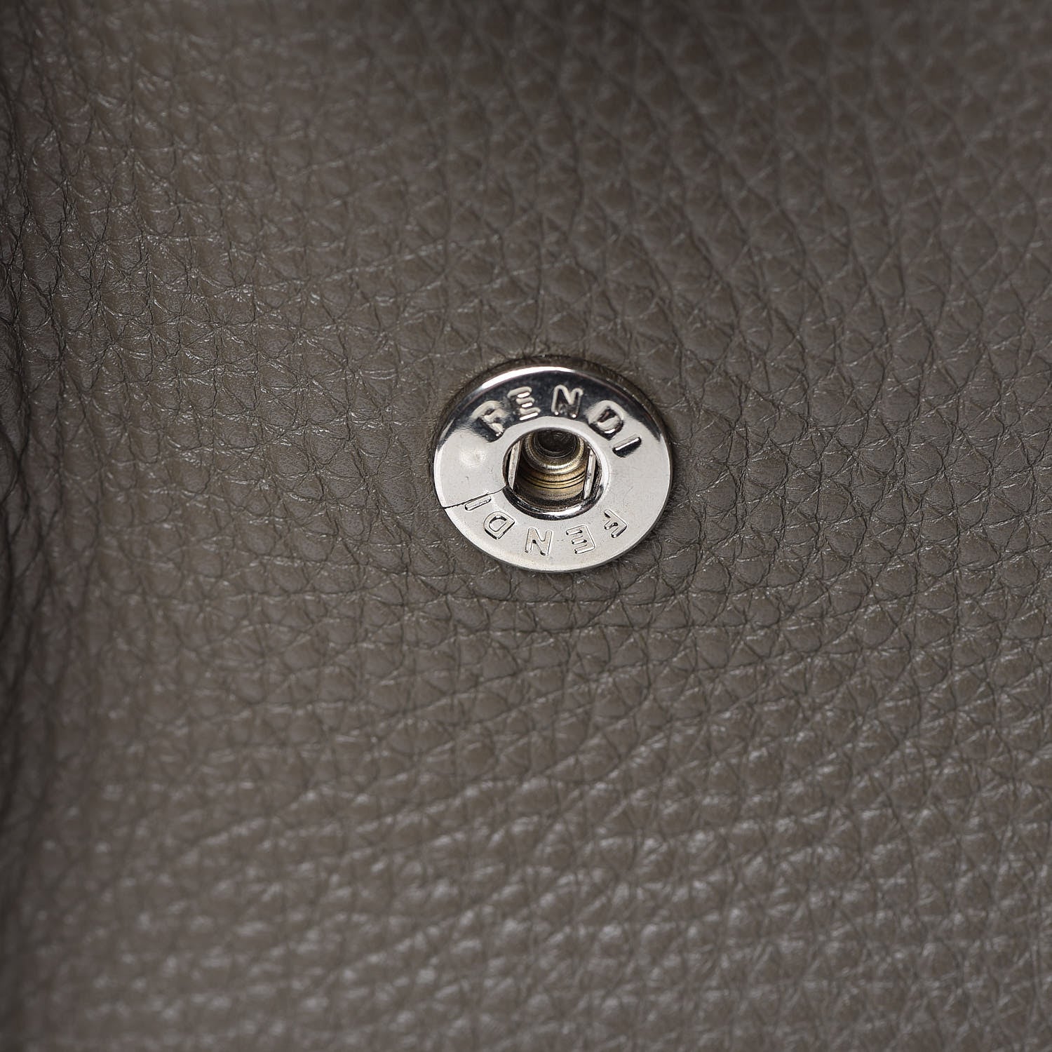 Fendi Cuoio Romano Selleria Vitello Dolce Lace Up Lei Boston Tote Camelia Milk Grigio Polvere 12 of 12