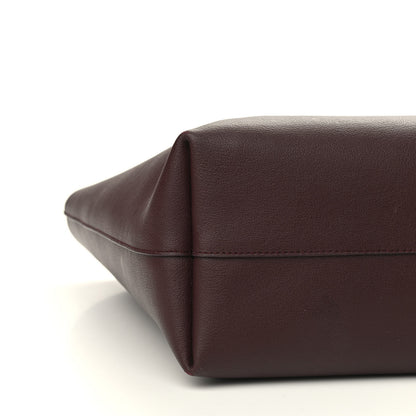 Saint Laurent Calfskin Large Shopping Tote Bordeaux 9 of 10