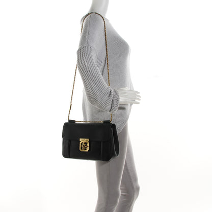 Chloe Calfskin Medium Elsie Shoulder Bag Black 2 of 9