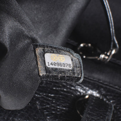 Chanel Glazed Calfskin Large On The Road Tote Black 8 of 8