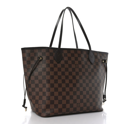 Louis Vuitton Damier Ebene Neo Neverfull MM Rose Ballerine 3 of 9