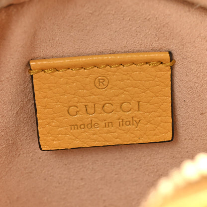Gucci GG Supreme Monogram Flora Web Mini Ophidia Round Shoulder Bag Beige Multicolor Crop 6 of 12