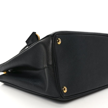 Prada Saffiano Medium Galleria Double Zip Tote Black 8 of 12
