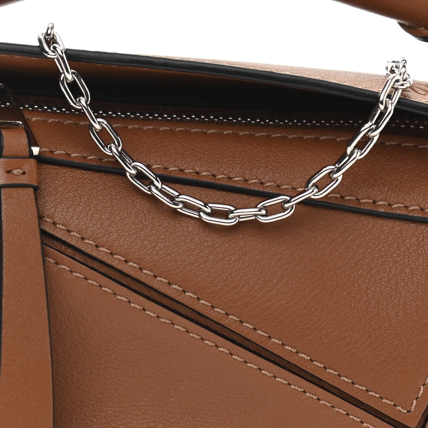 Loewe Calfskin Nano Puzzle Bag Tan 7 of 9