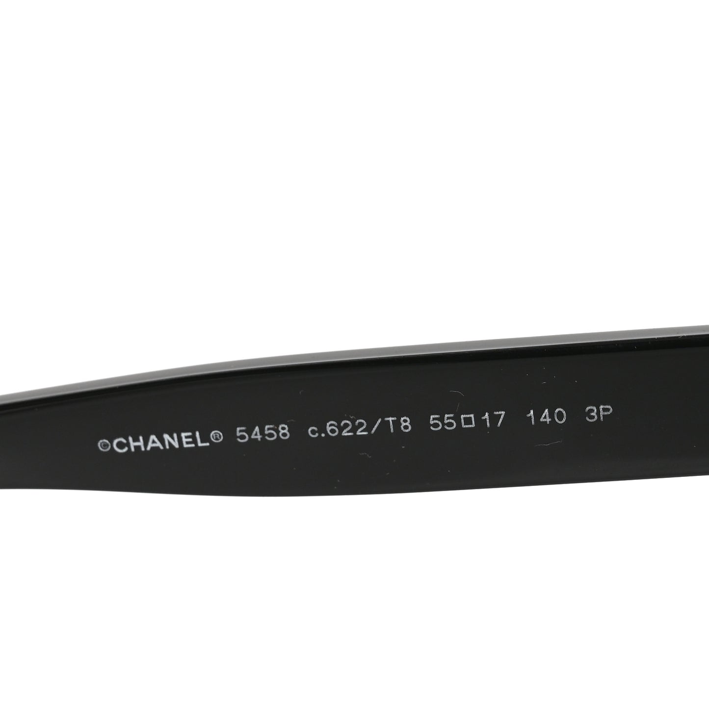 Acetate Pantos Logo Polarized Sunglasses 5458 Black