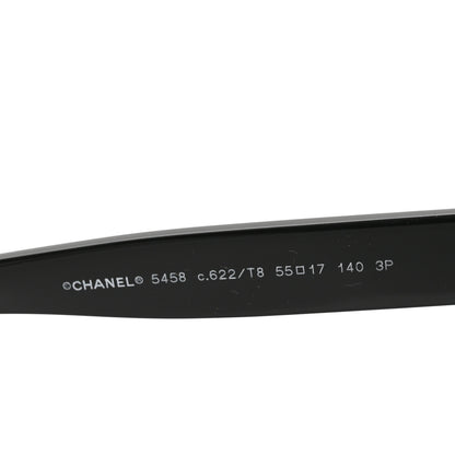 Chanel Acetate Pantos Logo Polarized Sunglasses 5458 Black 5 of 6
