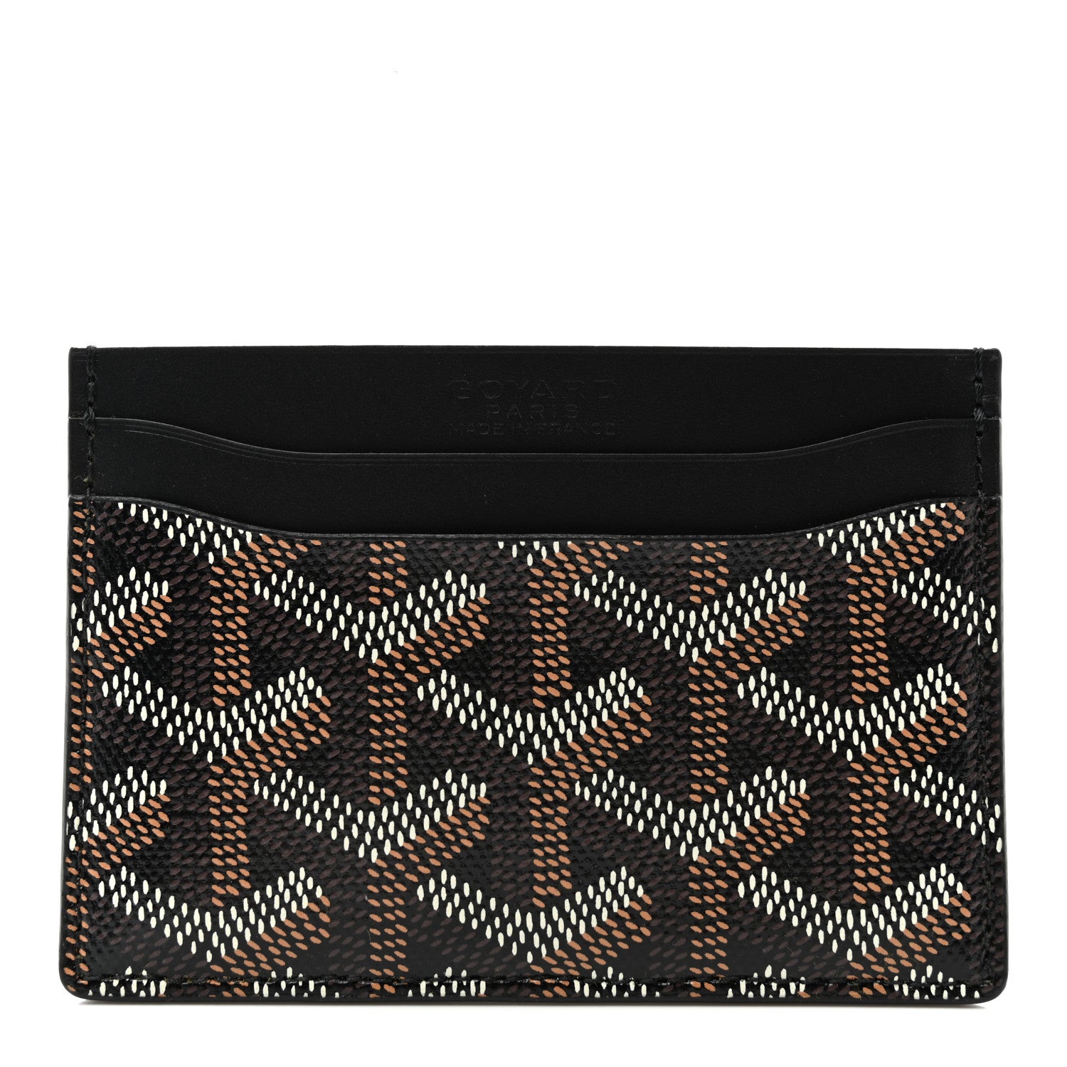 Goyard Goyardine Saint Sulpice Card Holder Black 1 of 7