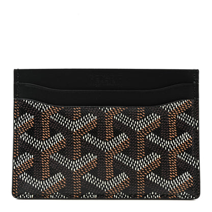 Goyard Goyardine Saint Sulpice Card Holder Black 1 of 7