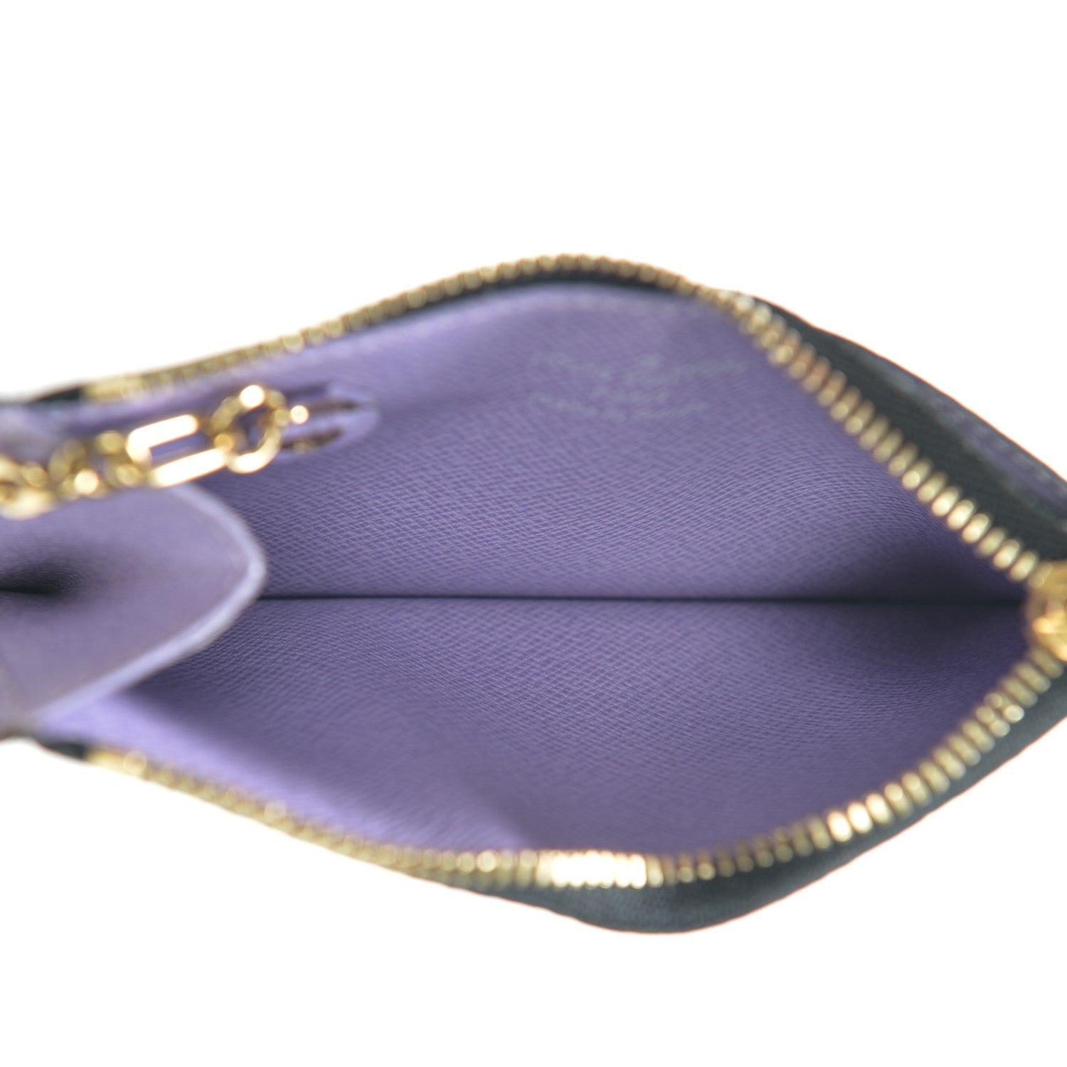 Louis Vuitton Monogram Multicolor Key Pouch Black Violet 5 of 6