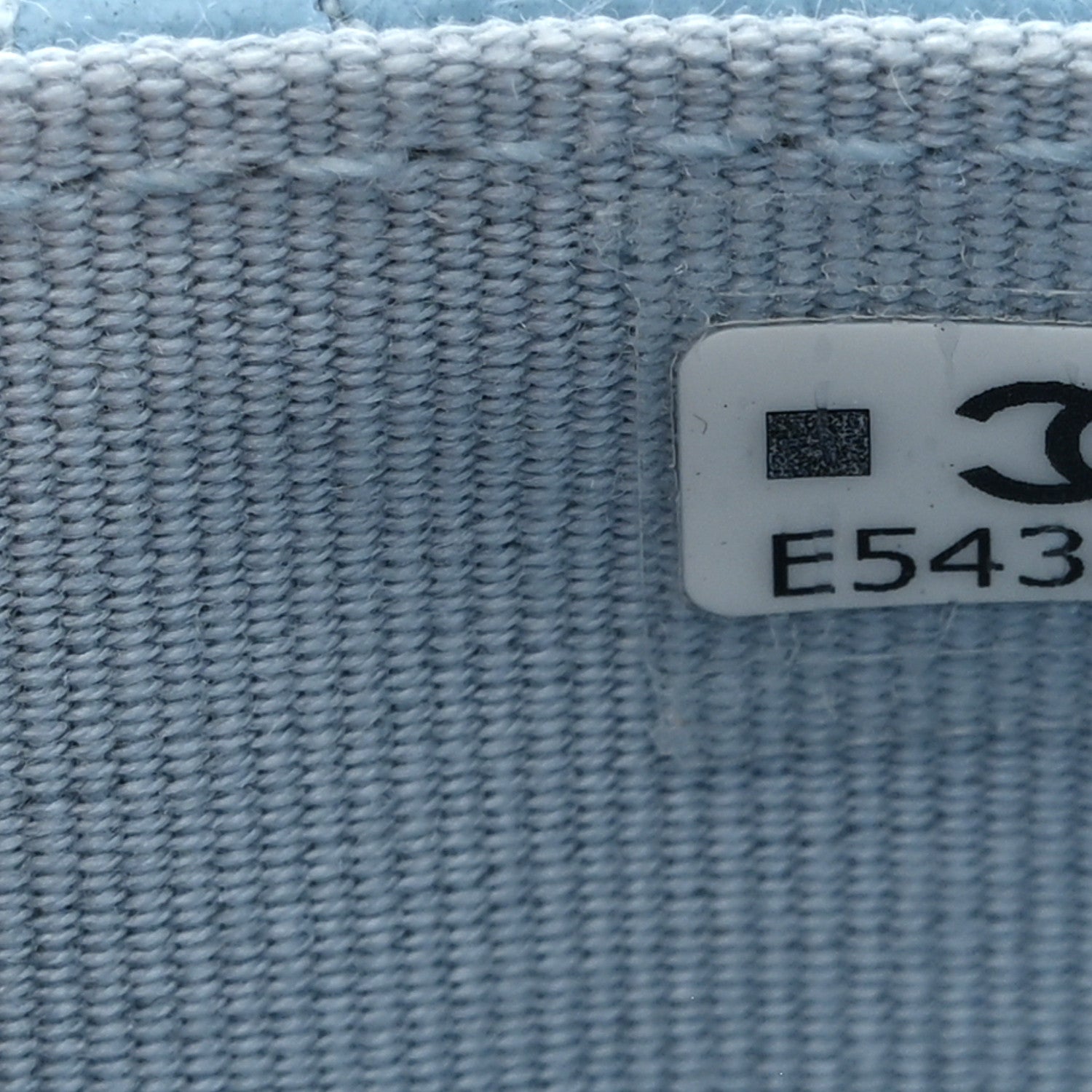 Chanel Caviar Quilted Flap Card Holder Wallet Light Blue 8 of 9