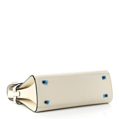 Delvaux Calfskin MM Tempete Satchel White 4 of 9