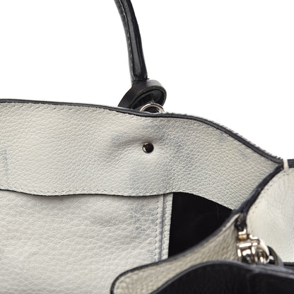 Balenciaga Veau Papier A6 Zip Around Tote White Black 12 of 17