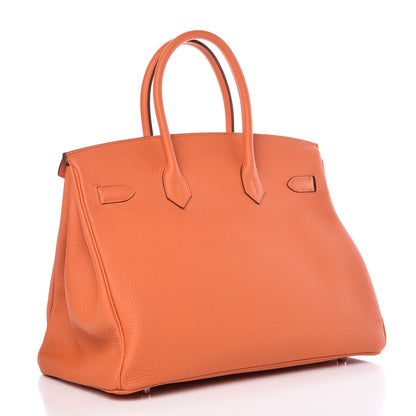 Hermes Togo Birkin 35 Orange 3 of 37