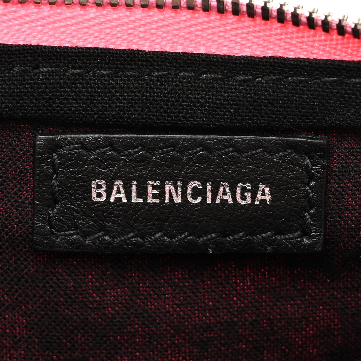 Balenciaga Washed Denim BB Monogram Le Cagole Mini Purse With Chain Pink 6 of 11