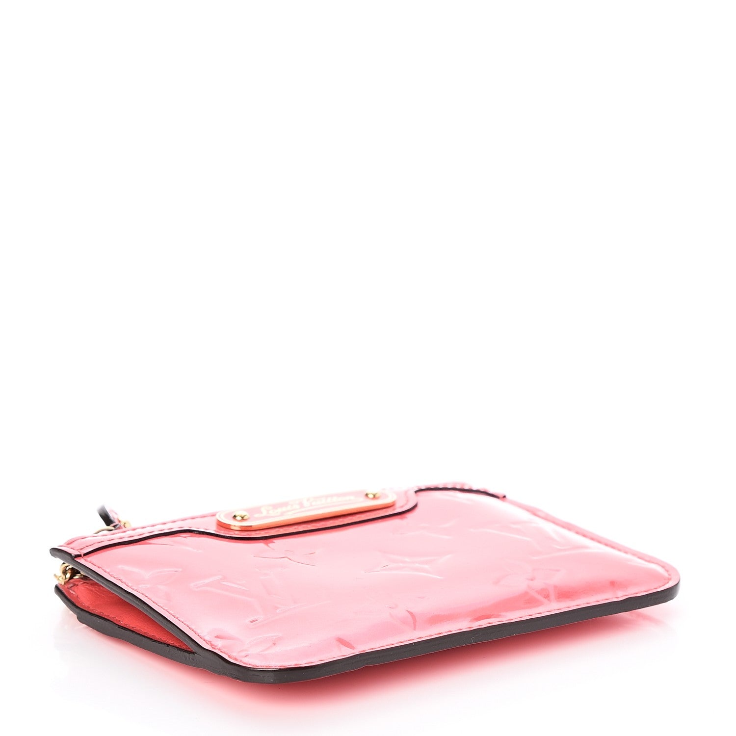 Louis Vuitton Vernis Key Pouch Rose Litchi 4 of 6