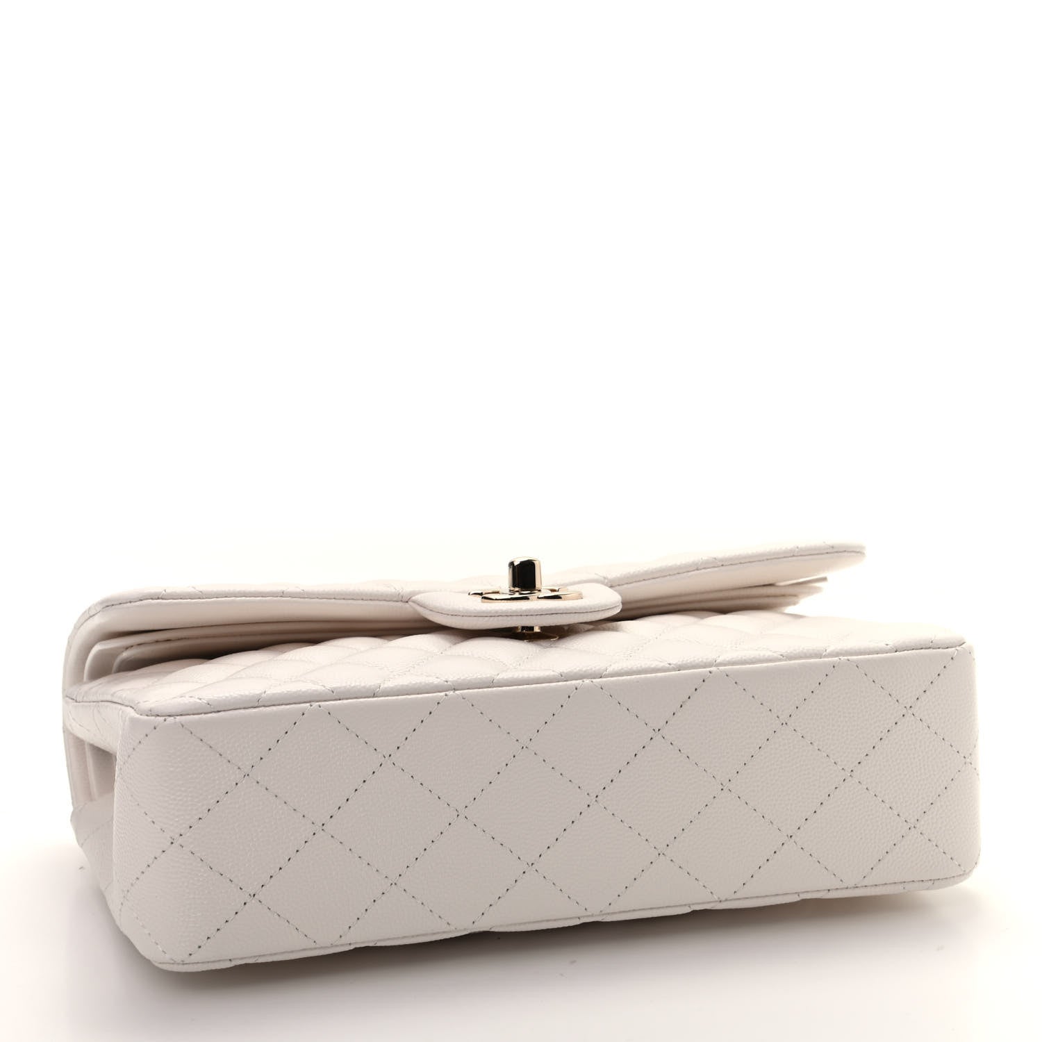 Chanel Caviar Quilted Small Double Flap White 4 of 10