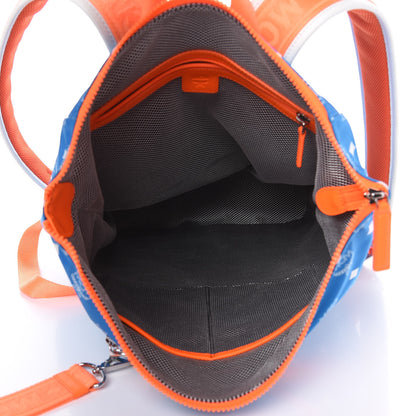MCM Nylon Resnick Zip-Top Backpack Blue 5 of 12