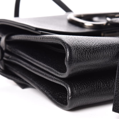 Valentino Garavani Calfskin Small VRing Crossbody Bag Black 5 of 11