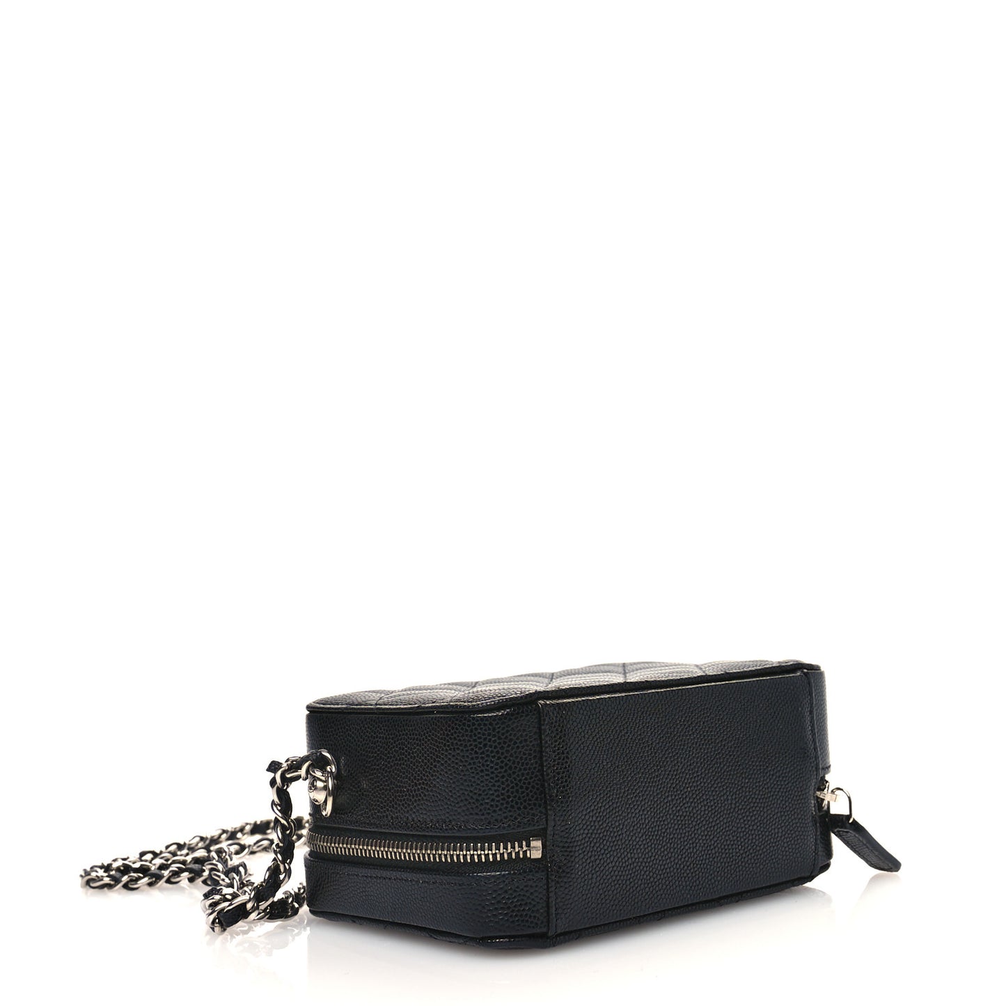 Caviar Quilted Camera Bag Black