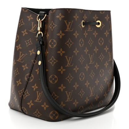 Louis Vuitton Monogram Neonoe MM Black 3 of 10