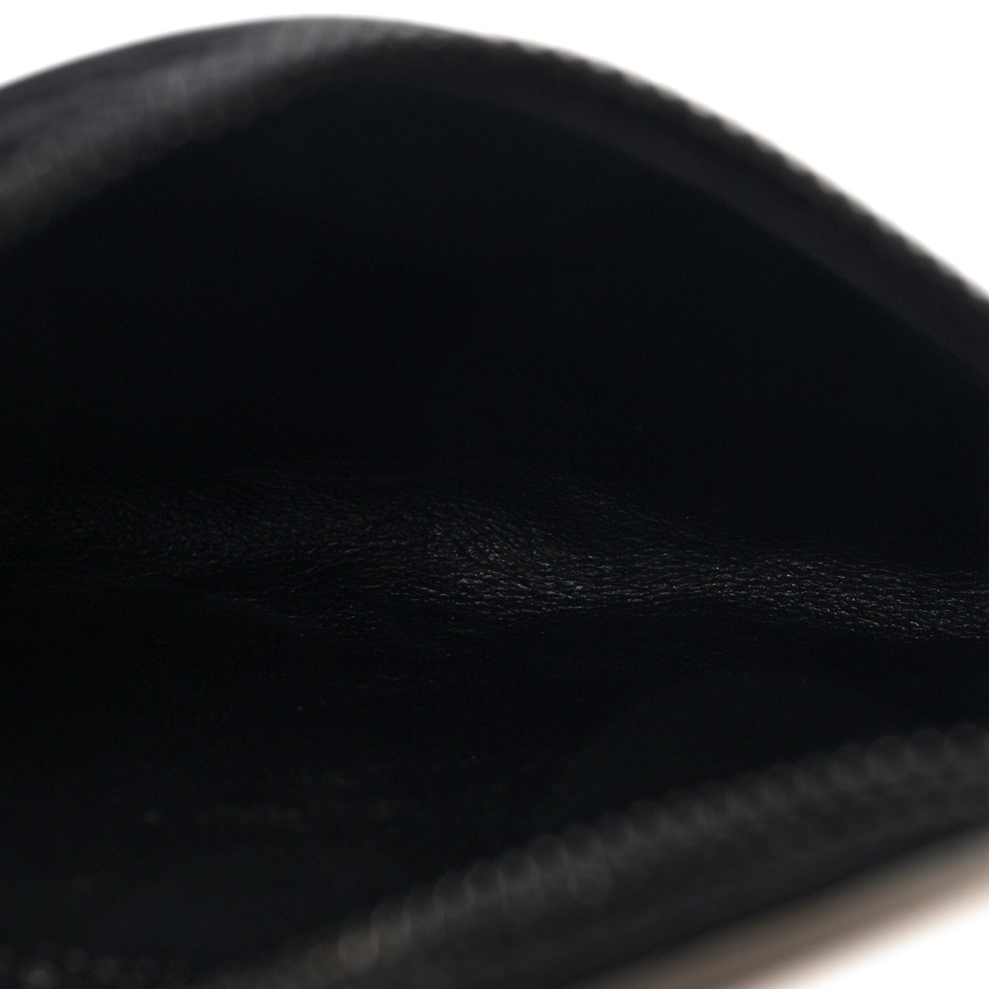 Nappa Intrecciato Wristlet Card Holder Black
