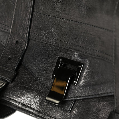 Proenza Schouler Lambskin PS1 Pochette Clutch Black 7 of 7