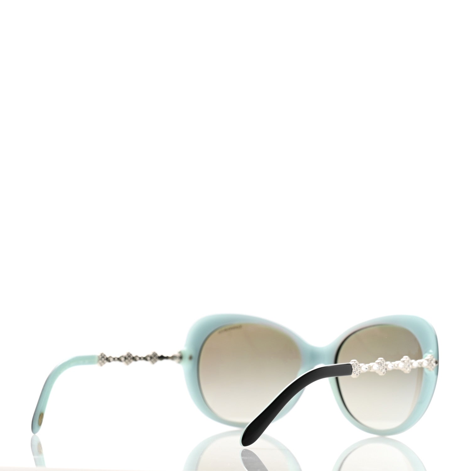 Tiffany Crystal TF4053-B Sunglasses Black Blue 4 of 8