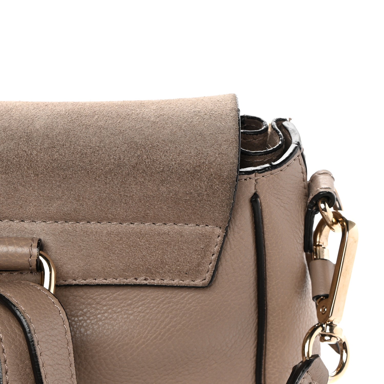 Chloe Suede Calfskin Medium Faye Backpack Motty Grey 11 of 21