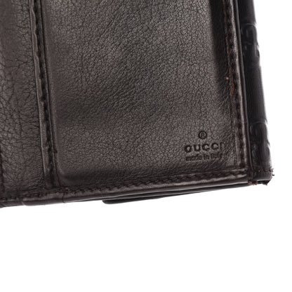 Gucci Guccissima Mayfair Continental Wallet Dark Brown 7 of 8