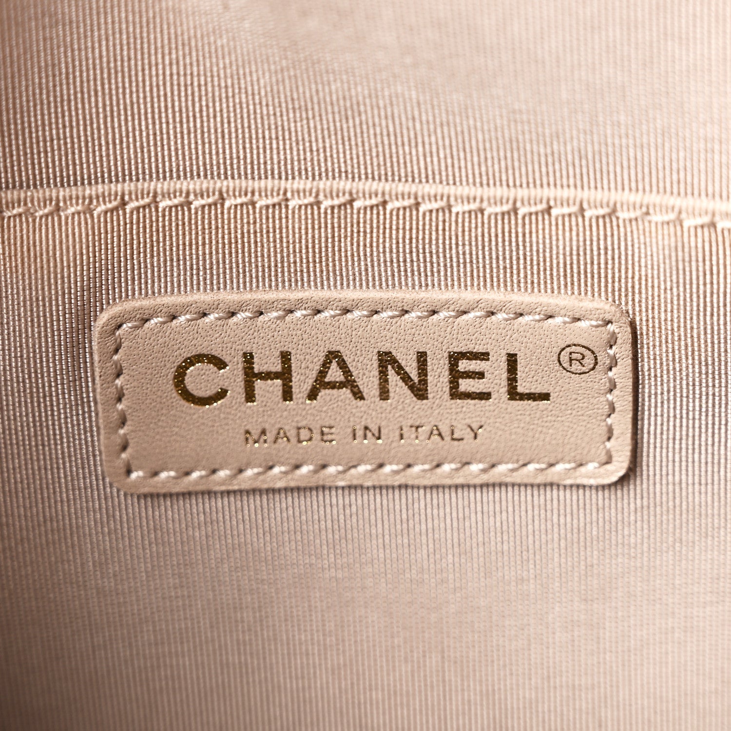 Chanel Tweed Front Pocket Backpack Beige 6 of 10